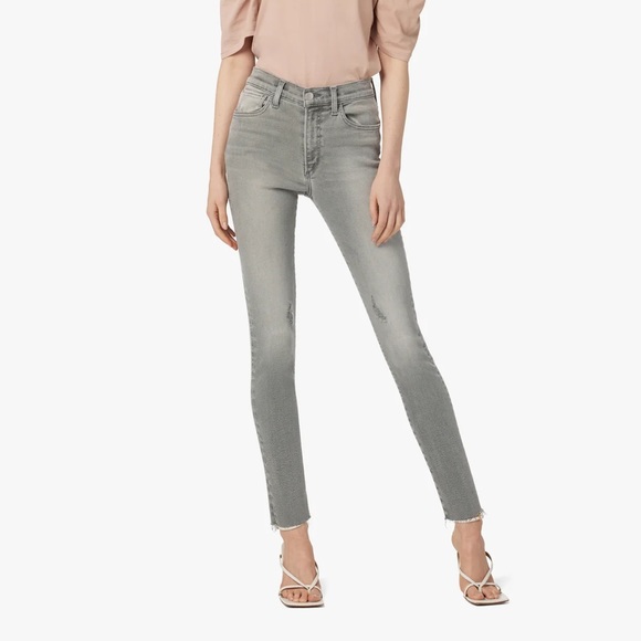 NWT Joes jeans HIGH RISE SKINNY ANKLE GREY JEANS, 27 - Picture 13 of 15